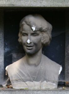 Fotografie hrobu: Marie a Anežka Burgerovy