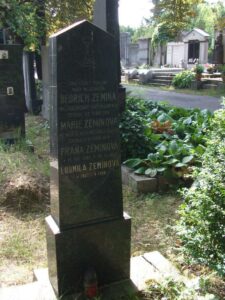 Fotografie hrobu: Fráňa Zemínová