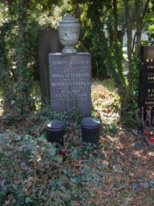 Fotografie hrobu: Bedřich Veverka