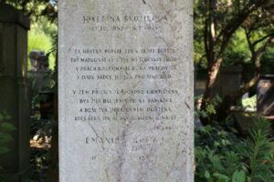 Fotografie hrobu: Emanuel Brožík