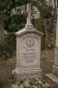Fotografie hrobu: Vilém Blodek