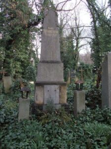 Fotografie hrobu: Marie Hübnerová