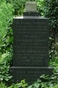 Fotografie hrobu: Bernard Seyfert