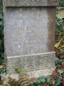 Fotografie hrobu: Emanuel  Friedberg-Mírohorský