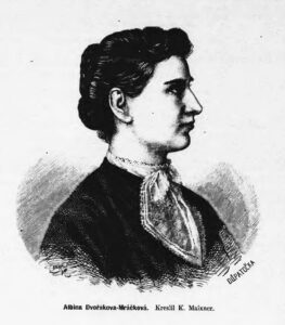 Fotografie hrobu: Albína Dvořáková Mráčková