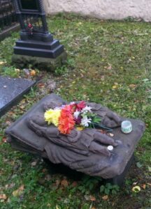 Fotografie hrobu: Františka a Antonie Klenkovy