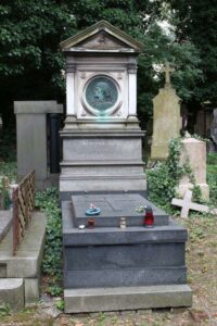 Fotografie hrobu: Marie a Jiří Bittnerovi