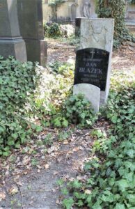 Fotografie hrobu: Jan Blažek a Antonín Šíma