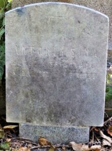 Fotografie hrobu: Jan Blažek a Antonín Šíma