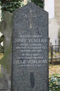 Fotografie hrobu: Josef Veselka