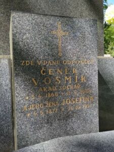 Fotografie hrobu: Čeněk Vosmík