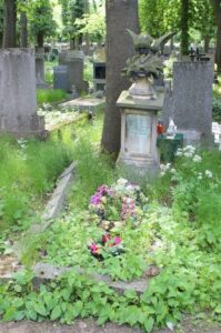 Fotografie hrobu: sestry Štenglovy