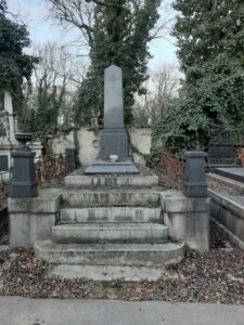 Fotografie hrobu: Franz Julius Heine