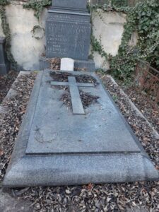 Fotografie hrobu: Franz Julius Heine