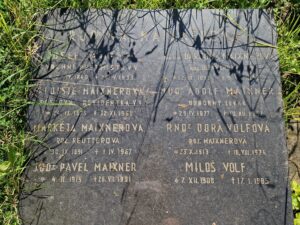 Fotografie hrobu: Adolf Maixner